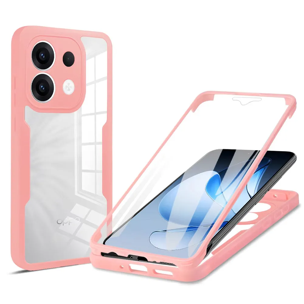Custodia per Oppo Reno13, Techsuit, ColorVerse 360, Rosa - immagine 1