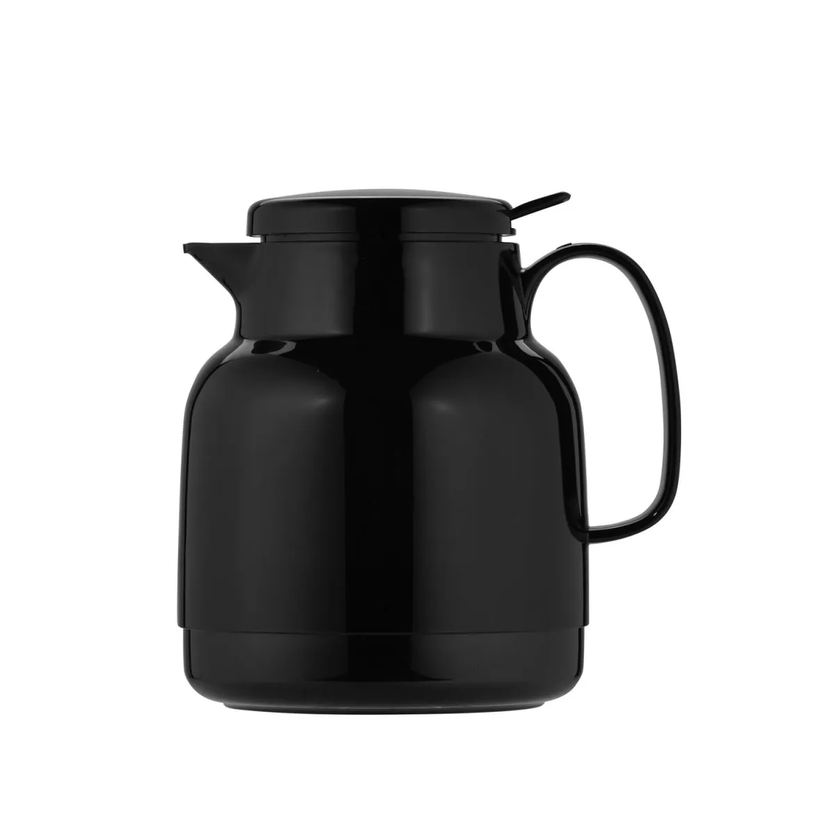 helios Brocca termica da 1,0 l nera con pulsante; 1000 ml, 19.4 cm (H); nero - immagine 1