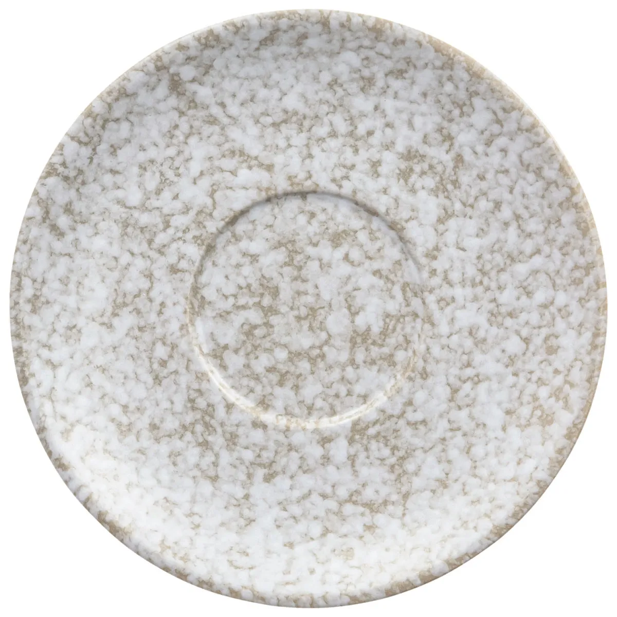 4x VEGA Piattino Mamoro adatto per ciotola 15.5x6.5 cm; 22.5x2 cm (ØxH); beige/bianco; rotonda; 4 pz. / Pacco - immagine 1