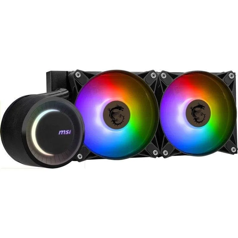 Raffreddamento Liquido MSI MAG CORELIQUID E240 240mm 2 Ventole ARGB - immagine 1
