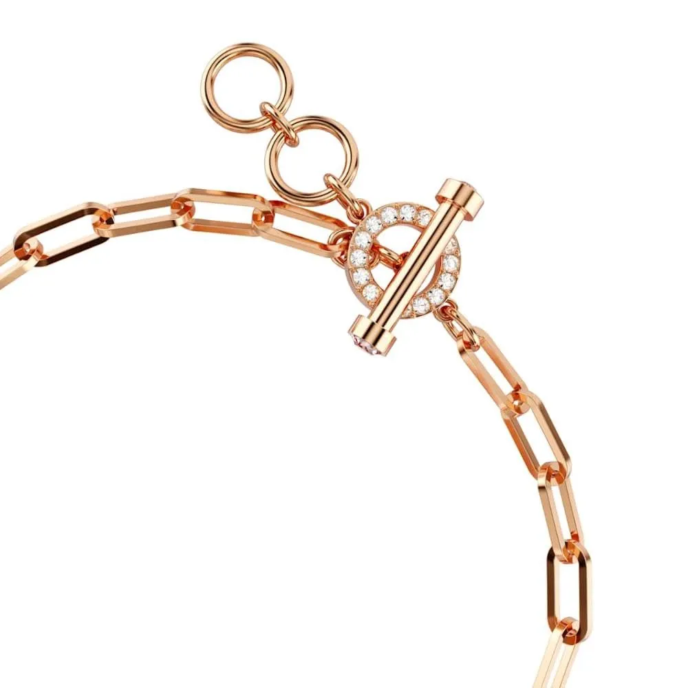Swarovski Braccialetto Teddy, Orso, Rosa, Placcato color oro rosa - immagine 3