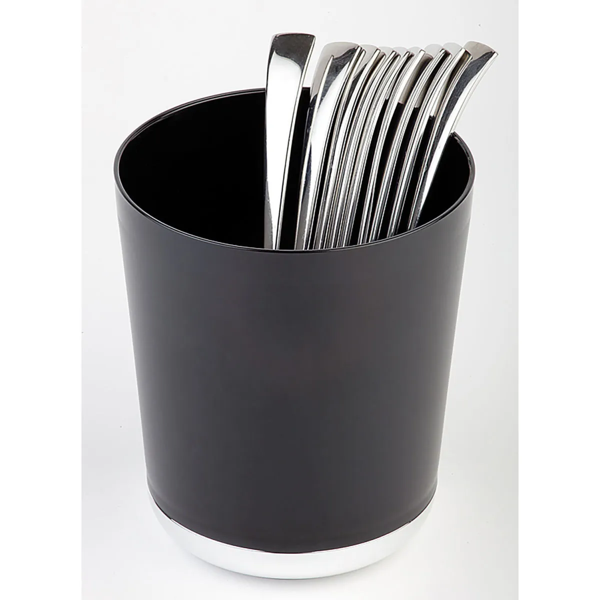 APS Portaposate / cestino da tavola; 1300 ml, 13x15.5 cm (ØxH); nero; rotonda - immagine 1