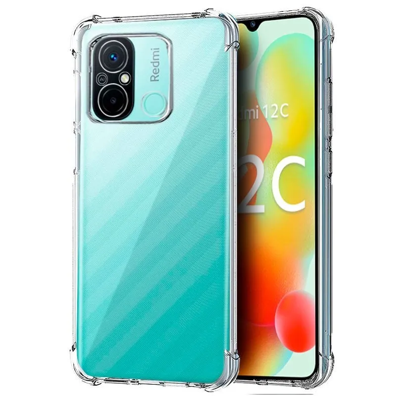 Fantastica custodia antishock trasparente per Xiaomi Redmi 12C - immagine 1