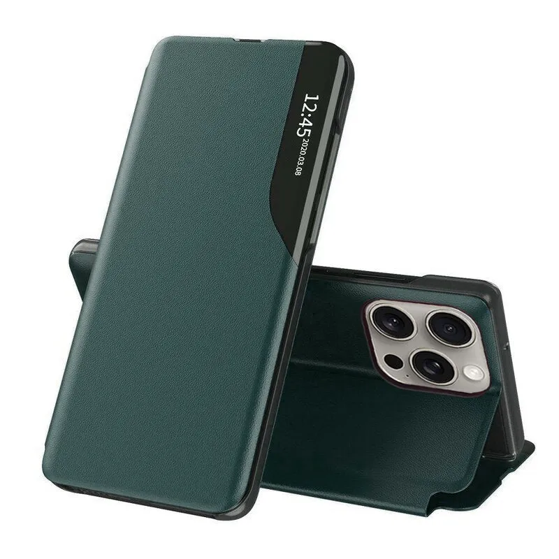 Custodia per Apple iPhone 15 Pro, Techsuit, eFold, Verde - immagine 1