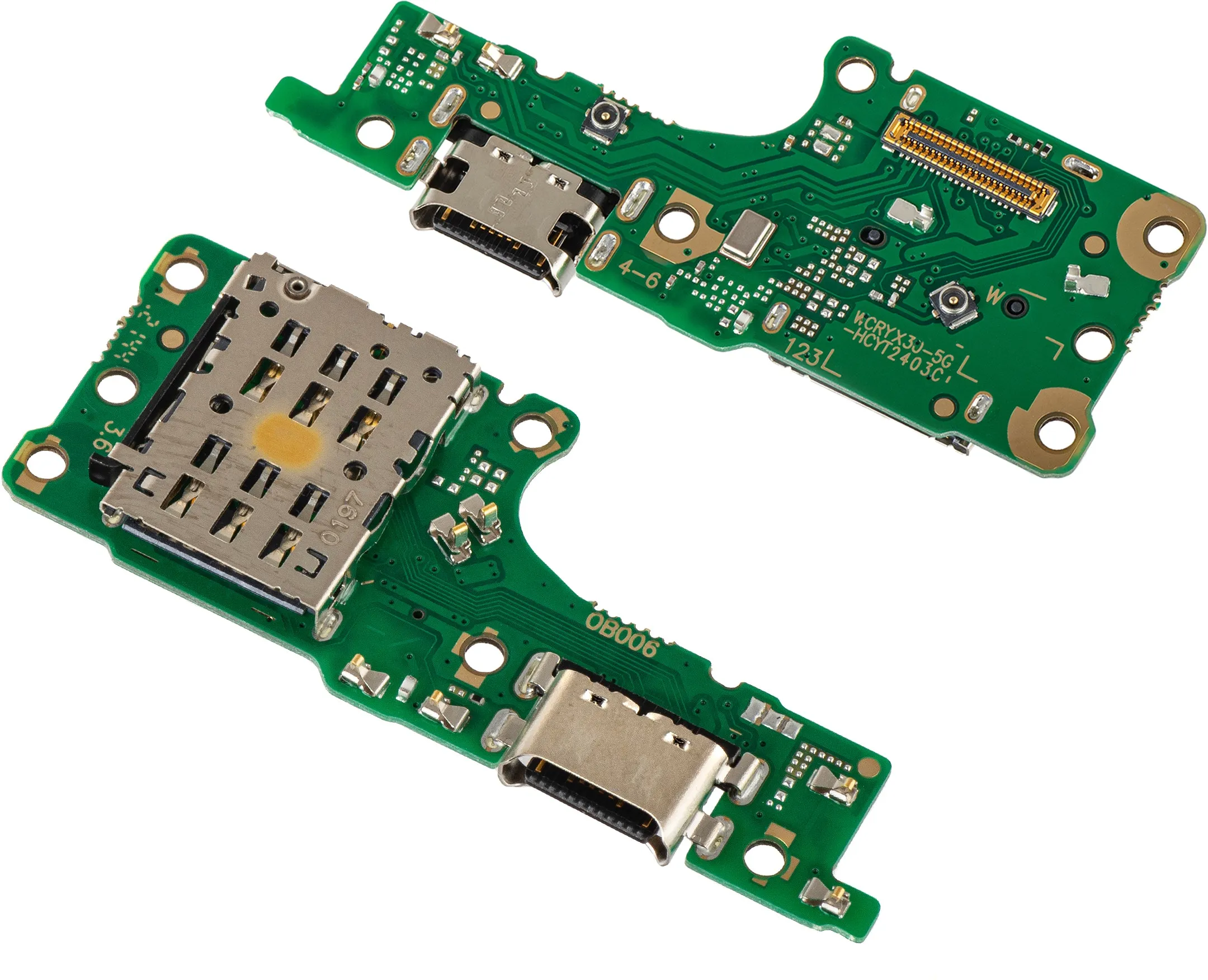 Scheda con Connettore di Ricarica - Microfono - Modulo Lettore SIM Honor X9 4G - immagine 1