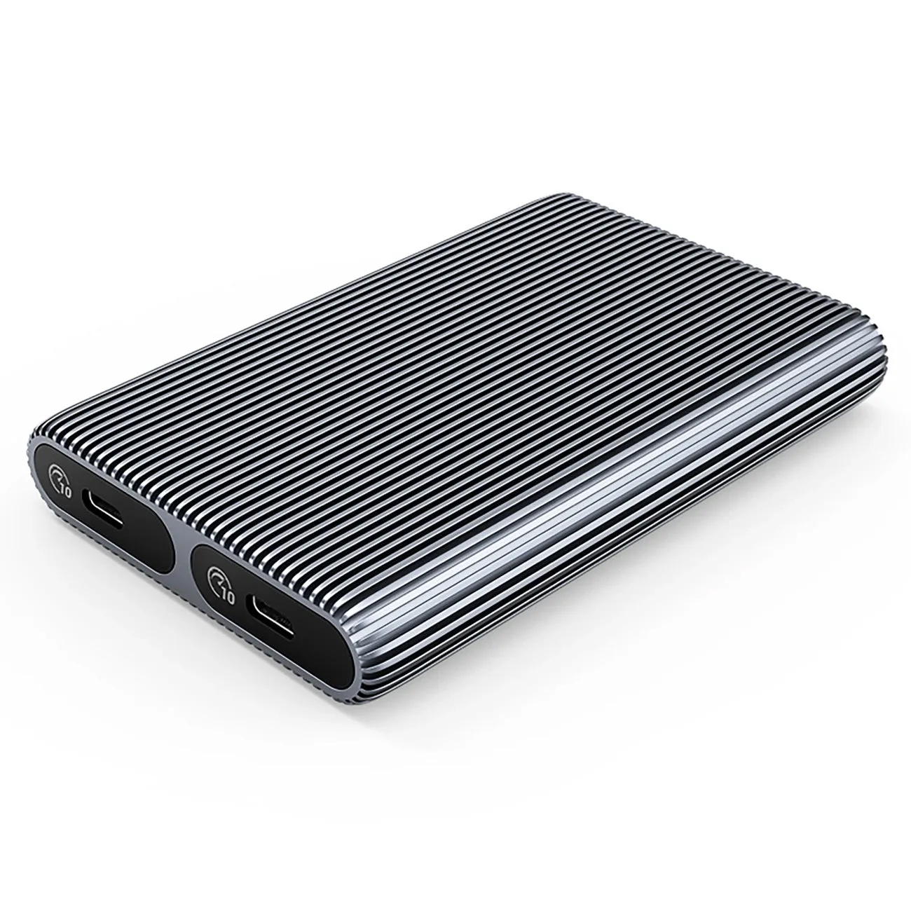 Rack Orico AM2C3-2N Dual Disk per SSD M.2 NVMe, Grigio - immagine 1