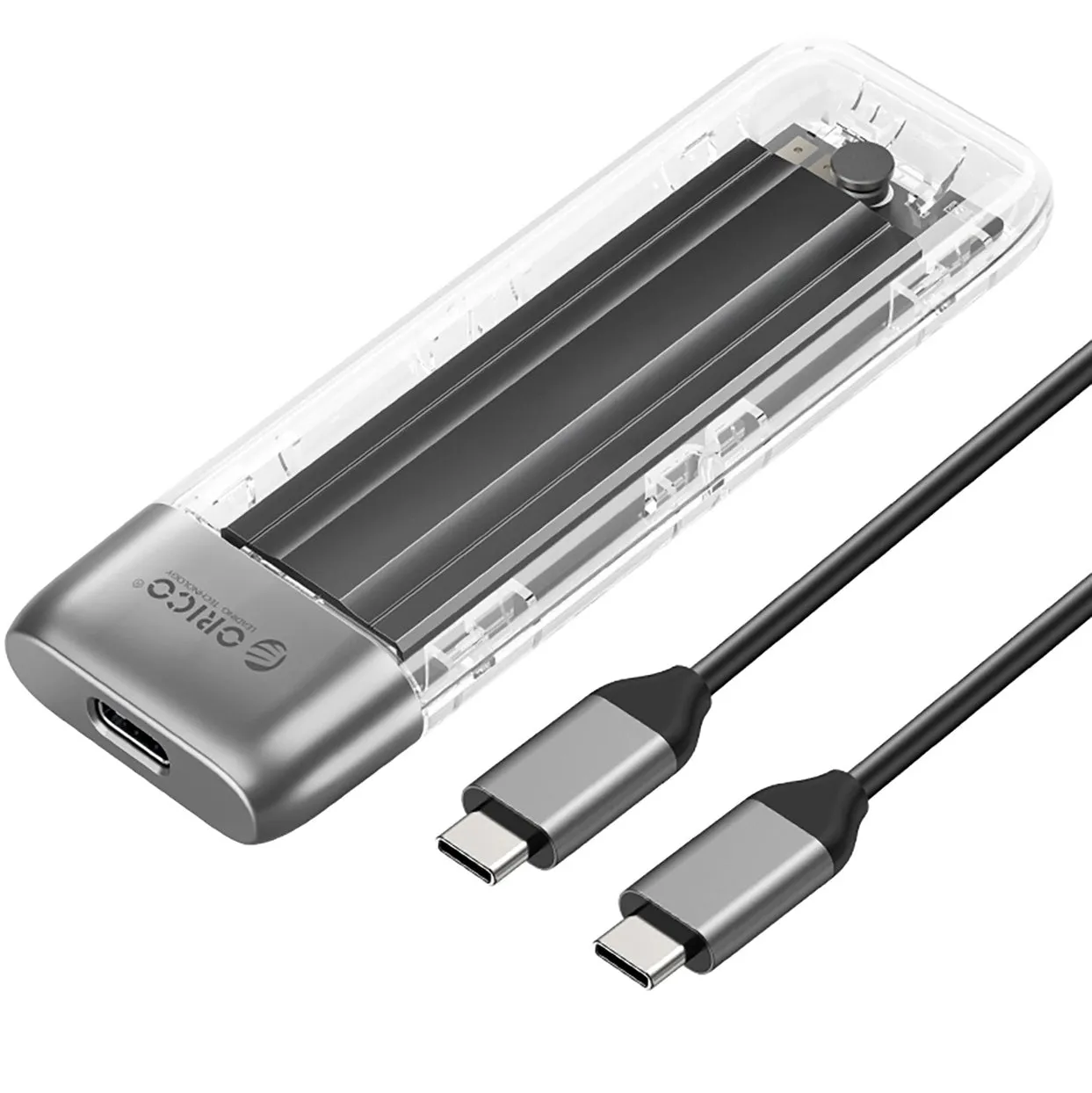 Rack Orico TXM2-C3 per SSD M.2 NVMe, Grigio - immagine 1