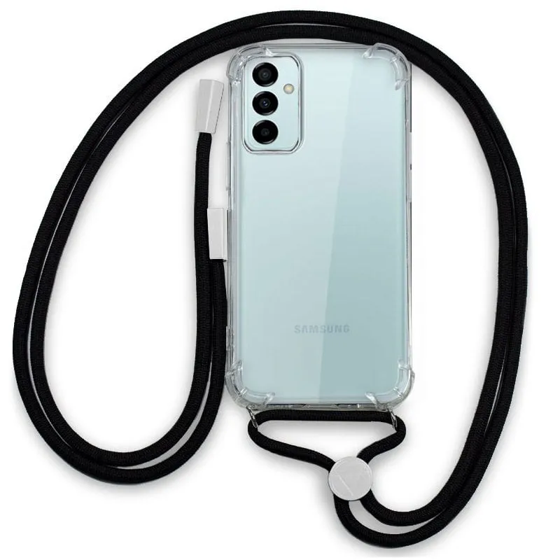 Fantastica custodia antiurto con cavo nero rinforzato per Samsung M236 Galaxy M23 5G - immagine 1