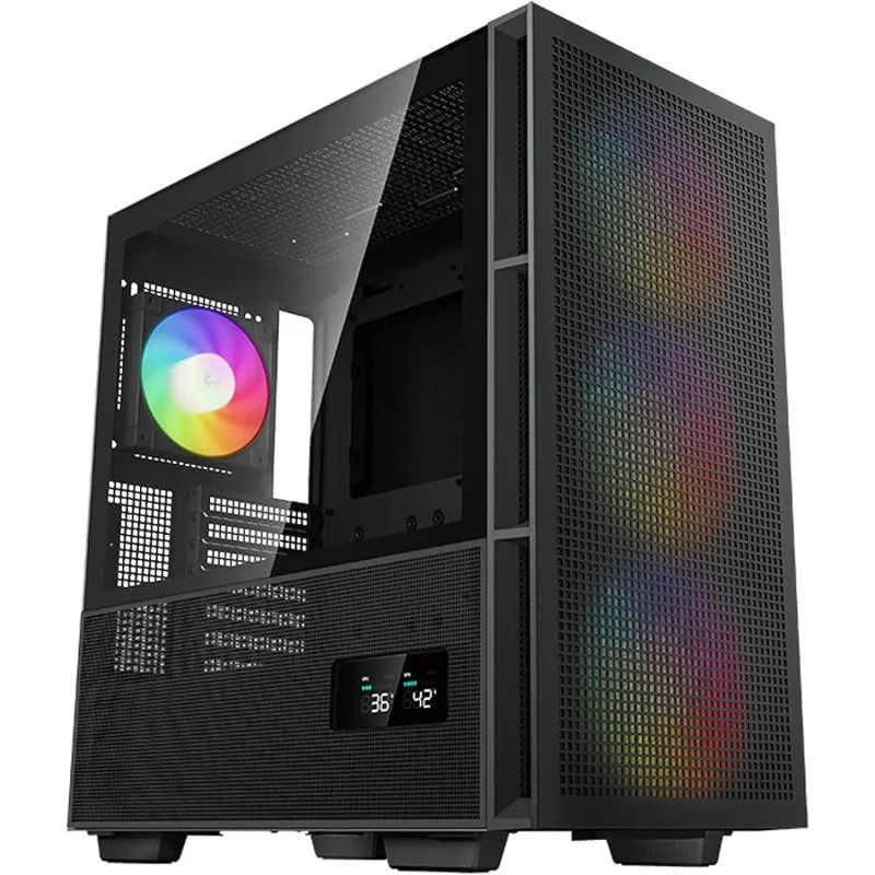 DeepCool CH560 Digital ARGB Mid Tower in vetro temperato USB 3.2 Nero - immagine 1