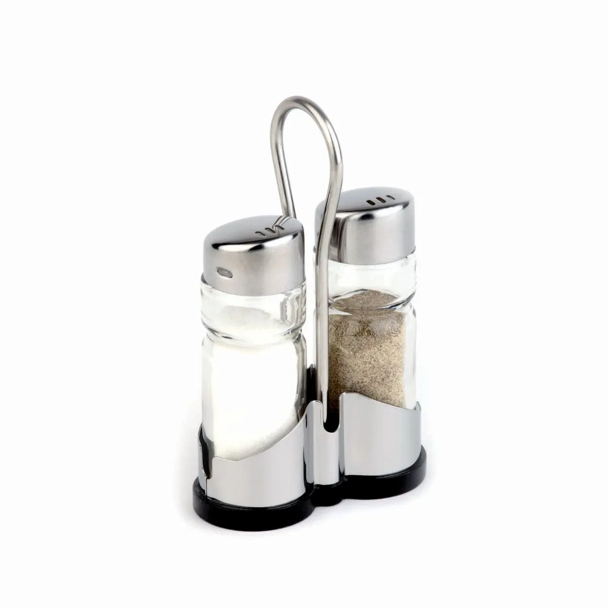 APS Menage Sale e pepe ECONOMIC; 8x13x4 cm (LxHxP); argento/trasparente - immagine 1