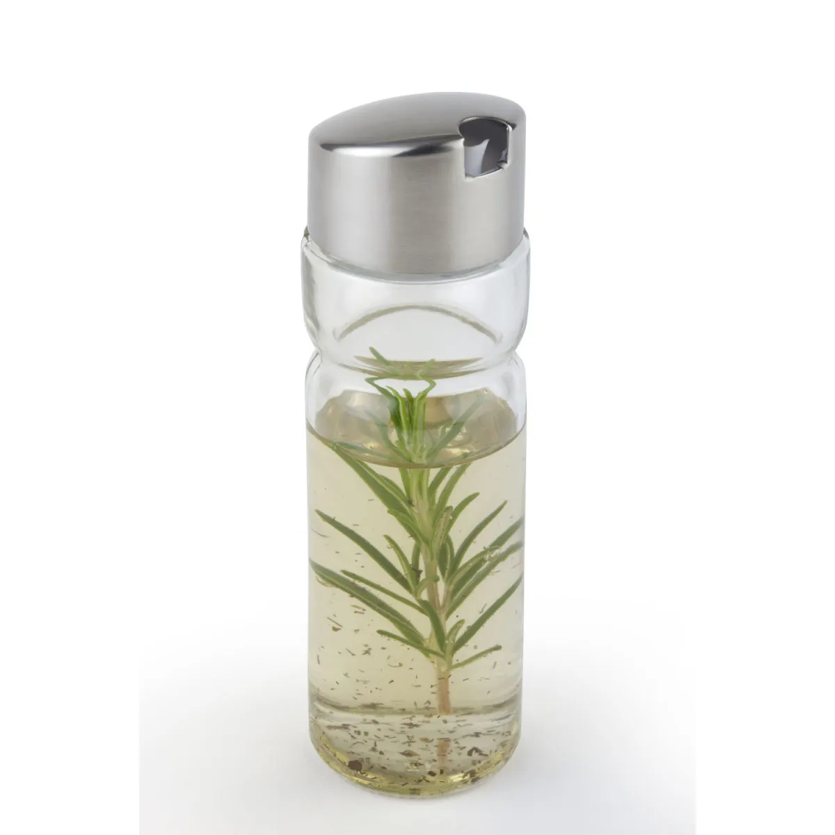 APS Contenitore per aceto/olio; 4.5x16 cm (ØxH); argento/trasparente - immagine 1