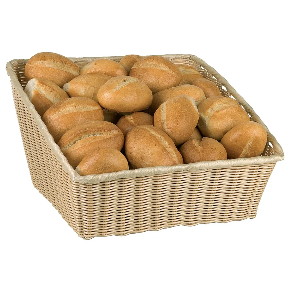APS Cestino da buffet ECONOMICO; 45x42x24 cm (LxLxH); naturale; rettangolare - immagine 1