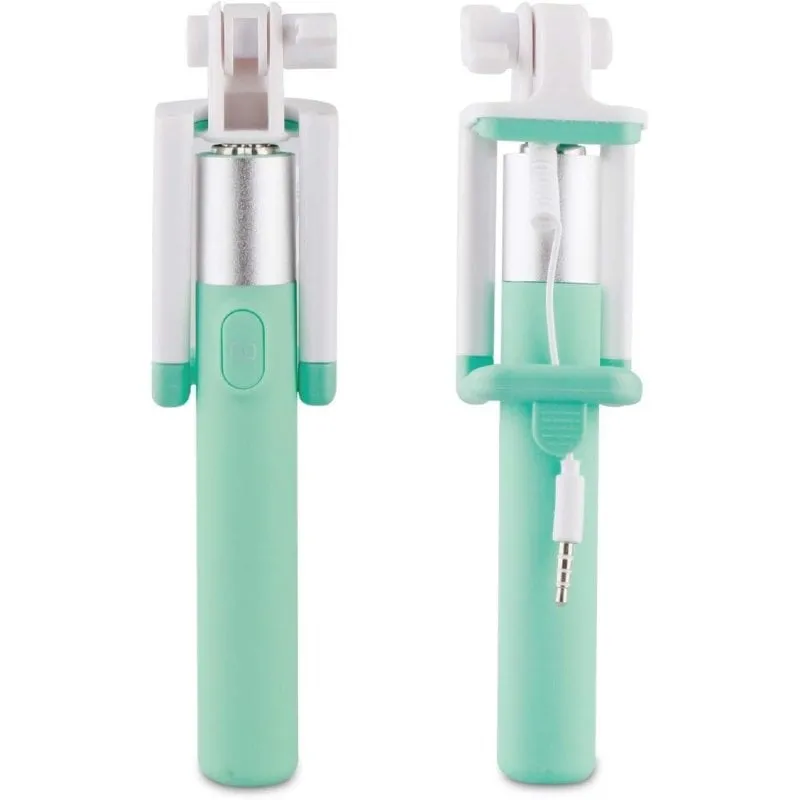 Muvit Life Selfie Stick Jack da 3,5 mm fino a 6" Verde - immagine 1