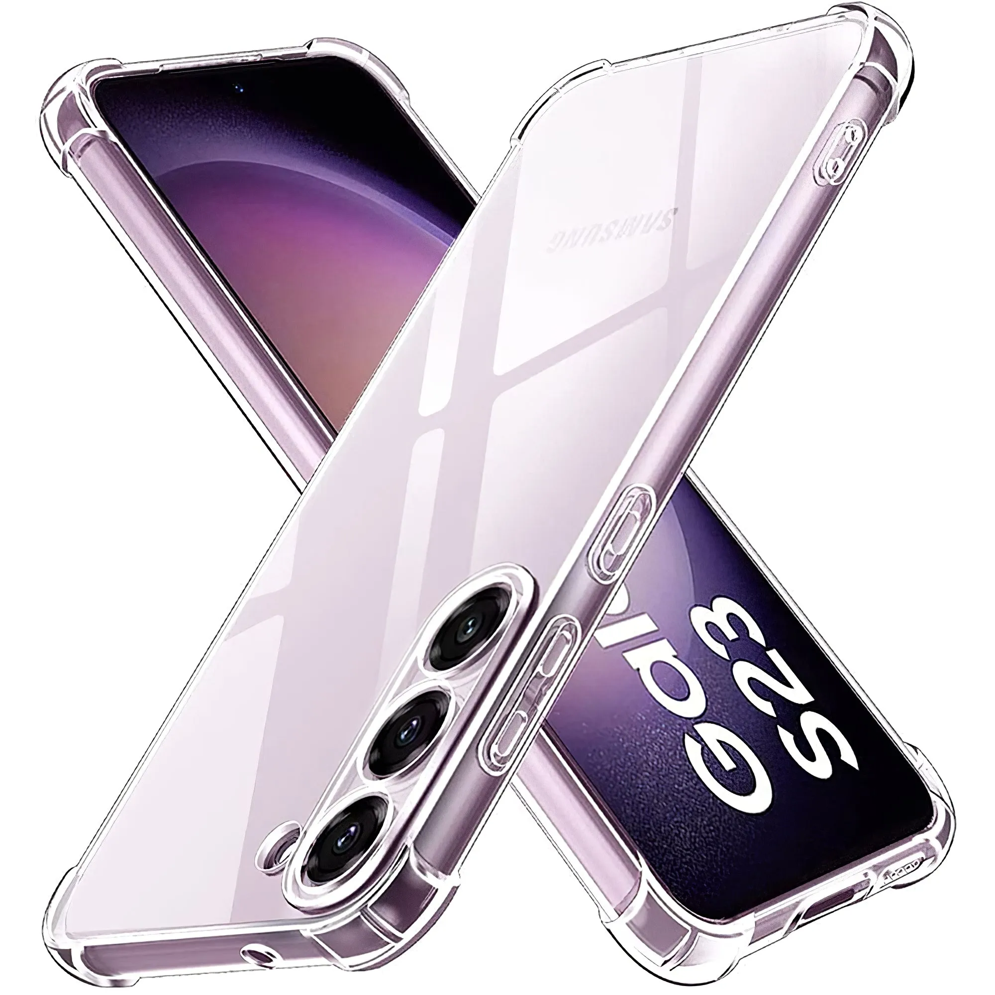 Custodia per Samsung Galaxy S23 Ultra S918, OEM, Antishock, Trasparente - immagine 1