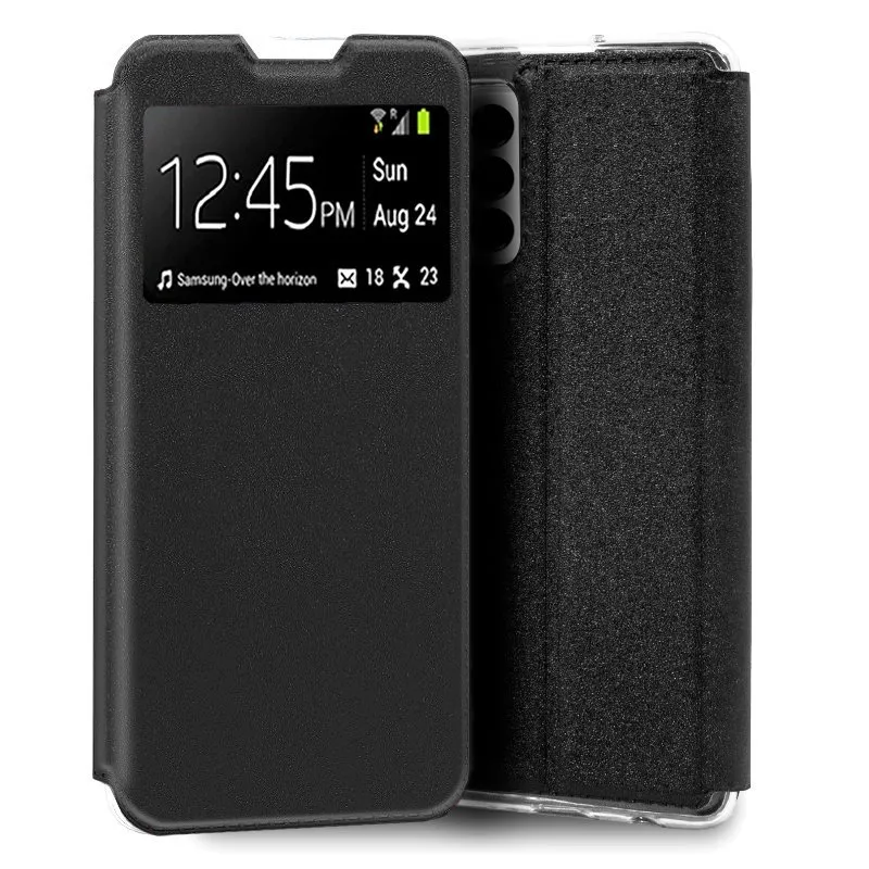 Custodia Flip Cover nera liscia e fantastica per Samsung M236 Galaxy M23 5G - immagine 1