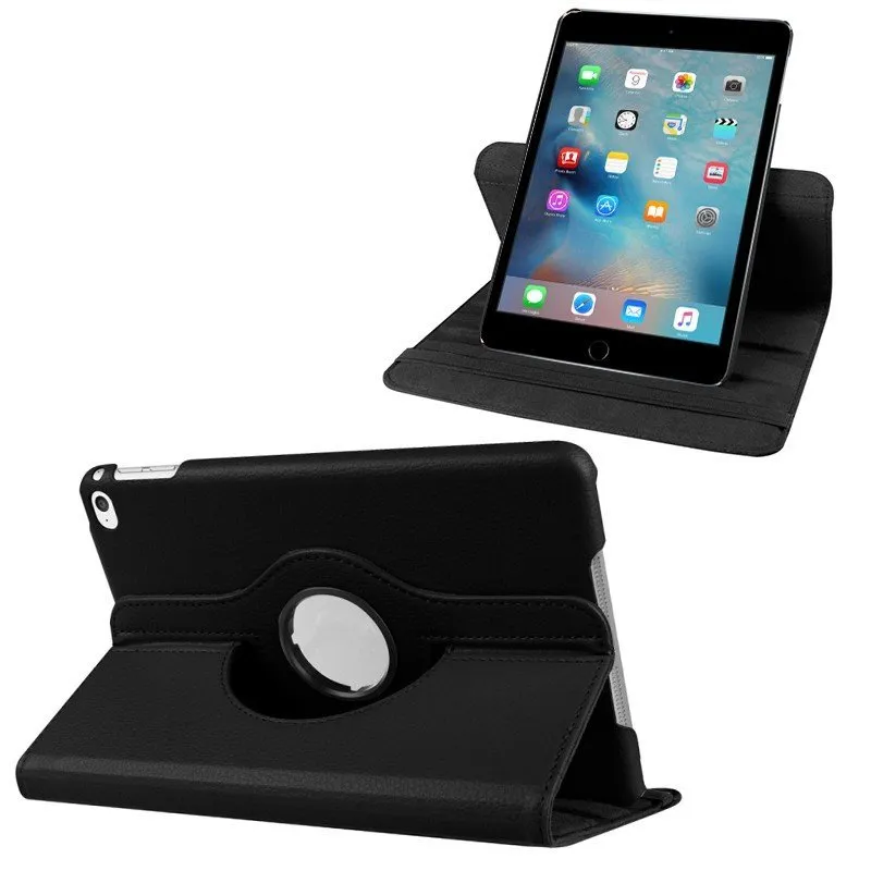 Fantastica custodia in similpelle nera per iPad Mini / Mini 2 Retina / Mini 3 - immagine 1