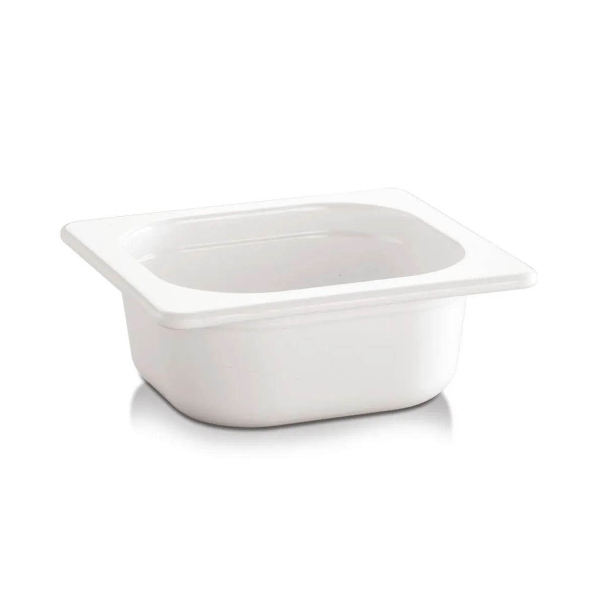 APS Contenitore Gastronorm; GN 1/6, 0.8 l, 17.6x16.2x6.5 cm (LxLxP); bianco - immagine 1