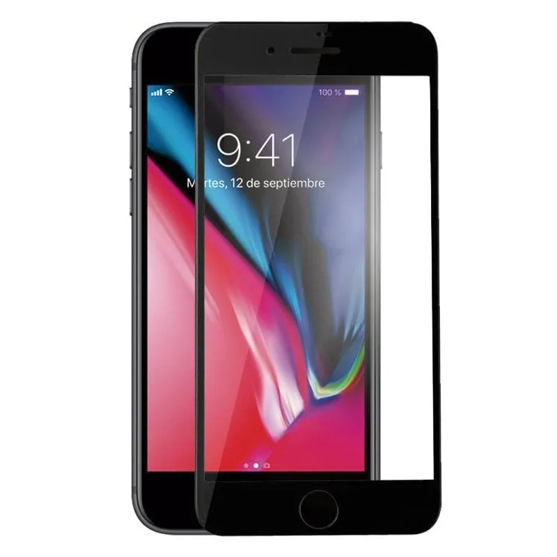 Fantastica protezione per schermo in vetro temperato nero FULL 3D per iPhone 7 Plus / iPhone 8 Plus - immagine 1