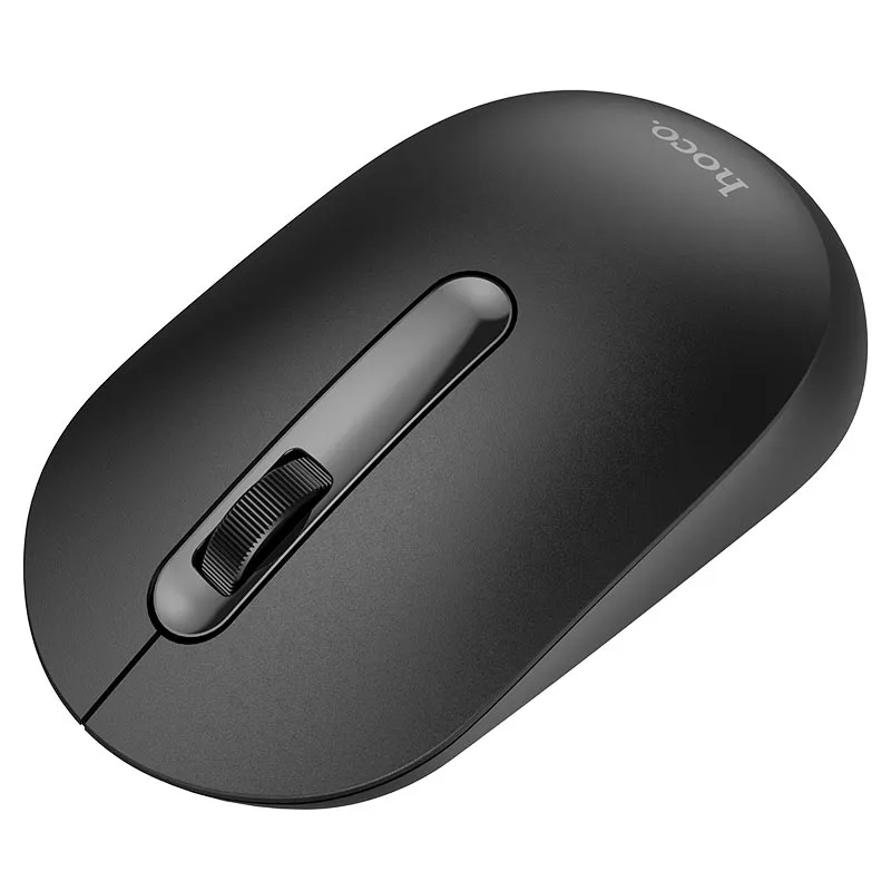 Mouse Wireless HOCO GM14, 1200DPI, Nero - immagine 1