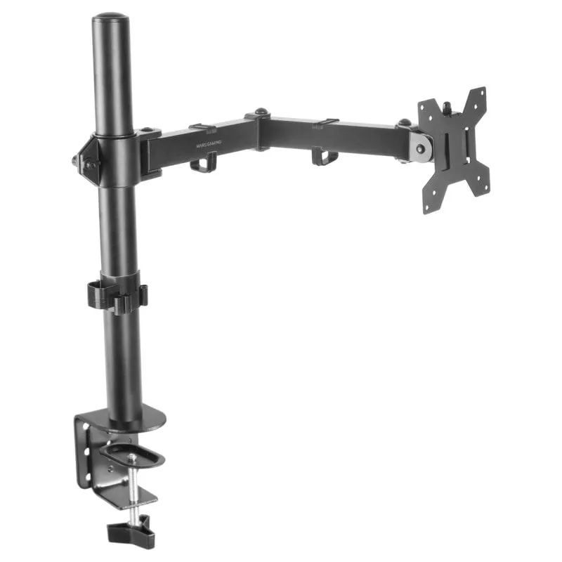 Mars Gaming MARM1 Supporto per braccio per monitor 13"-32" VESA 100x100 Max 8Kg Nero - immagine 1