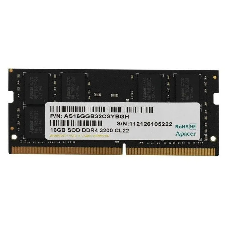 Apacer DDR4 SO-DIMM 3200 MHz PC4-25600 16 GB CL22 - immagine 1
