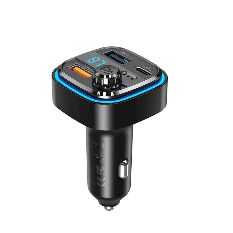 Modulatore FM Bluetooth XO Design BCC08, 2 x USB-A - 1 x USB-C - immagine 1