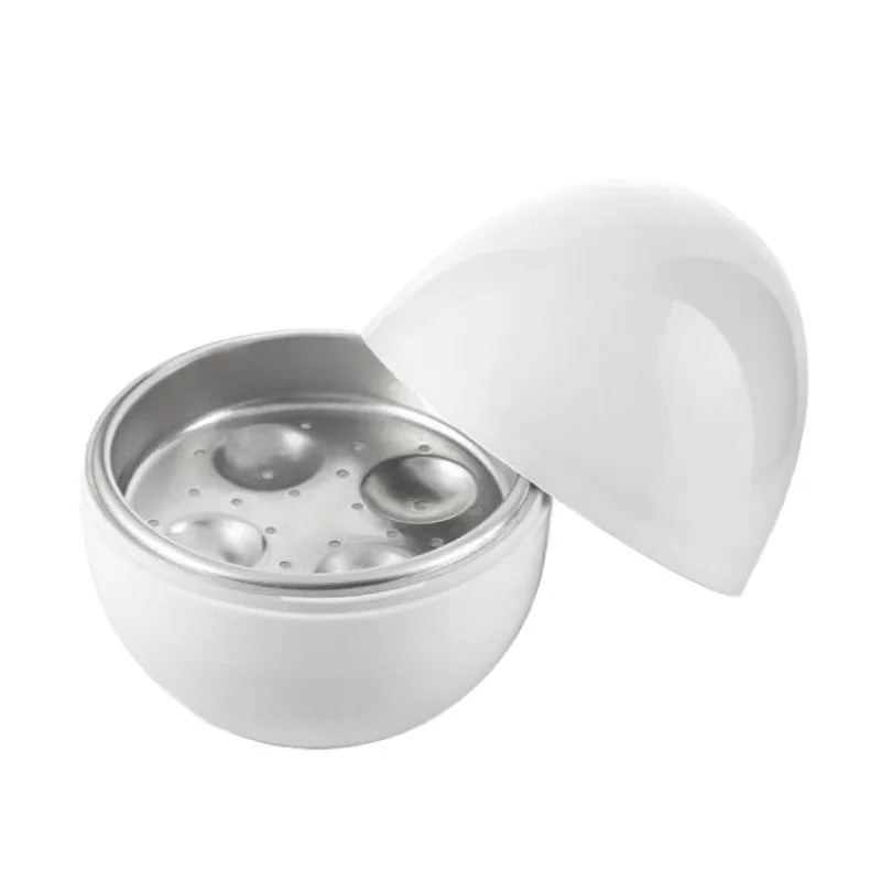 Bollitore per Microonde InnovaGoods Boilegg 4 Uova + Libro di Ricette - immagine 1