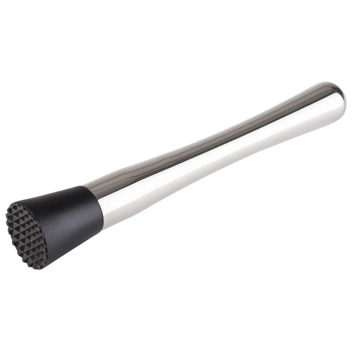 APS Pestello per cocktail; 3.5x20.5 cm (ØxH); acciaio inox/nero - immagine 1