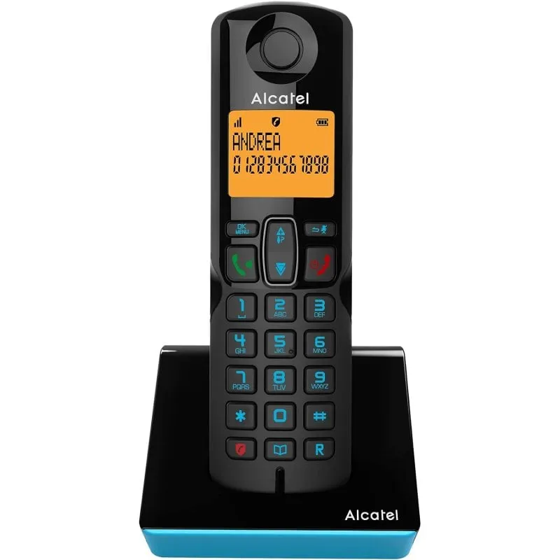 Telefono cordless Alcatel S280 Ewe Nero/Blu - immagine 1