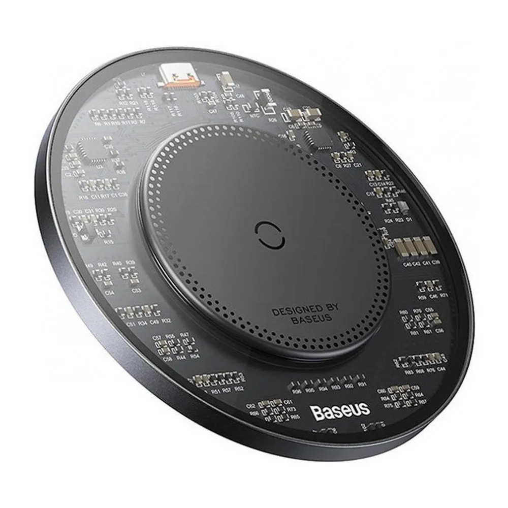 Caricabatterie Wireless Baseus BS-W530, 15W, 1.67A, Nero CCJJ050001 - immagine 1
