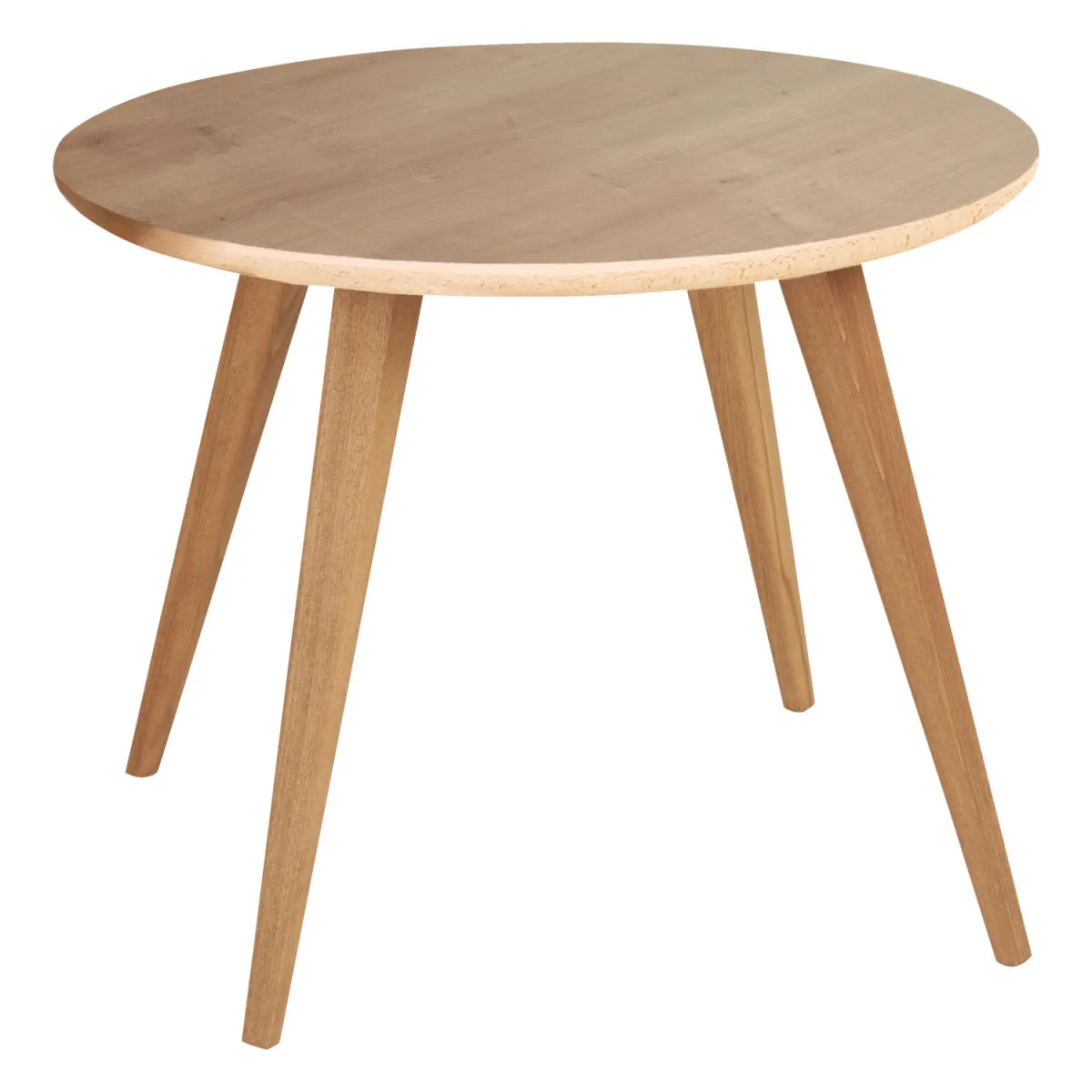 VEGA Tavolino Duneo rovere naturale; 45x60 cm (HxØ); Piano tavolo quercia/naturale, struttura quercia/naturale; rotonda - immagine 1