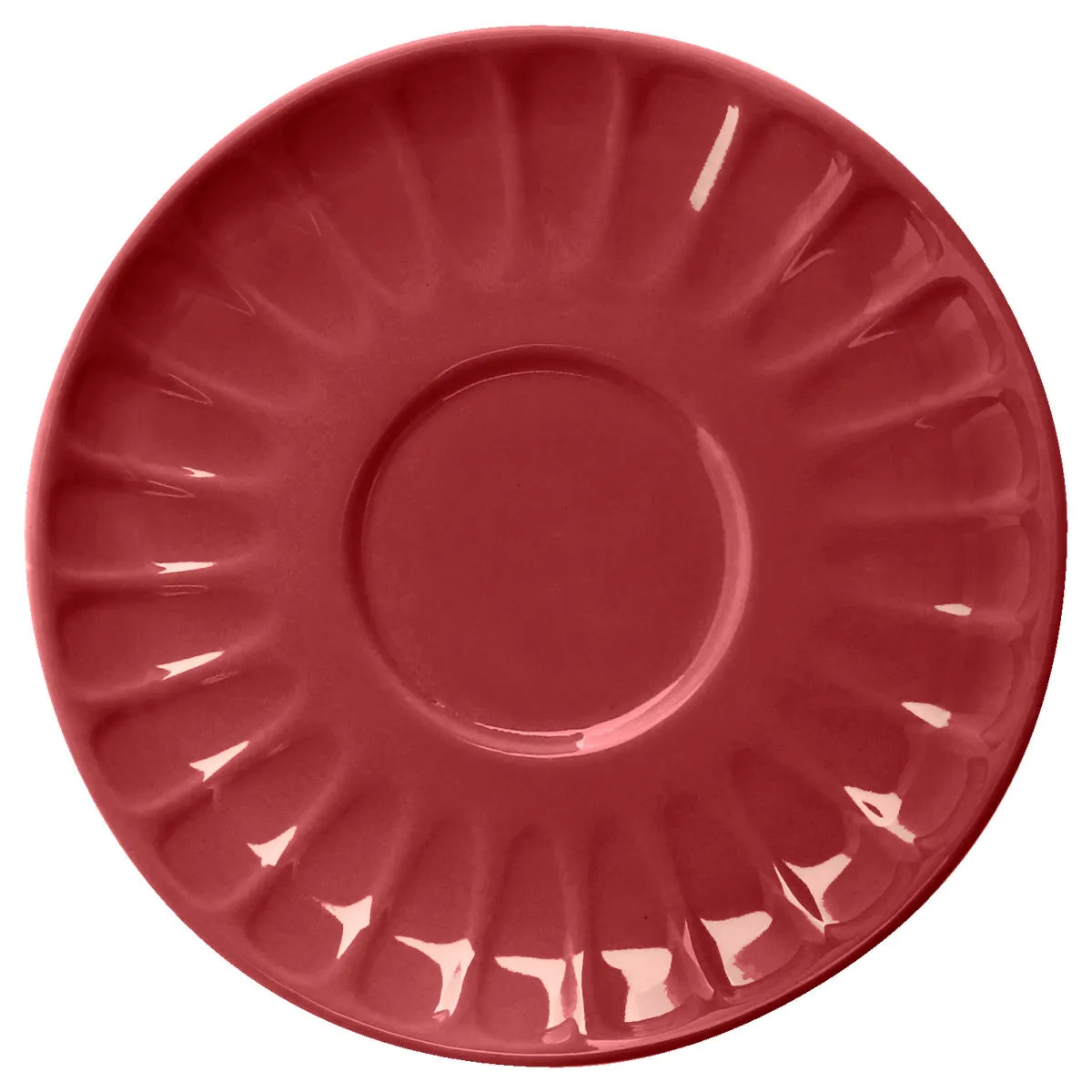 6x VEGA Piattino per tazzina caffè Bel Colore; 11.5 cm (Ø); rosso; 6 pz. / Pacco - immagine 1