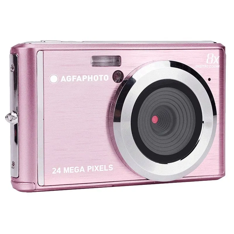 AgfaPhoto Realishot DC5500 Fotocamera digitale 24MP Zoom x8 Rosa - immagine 1