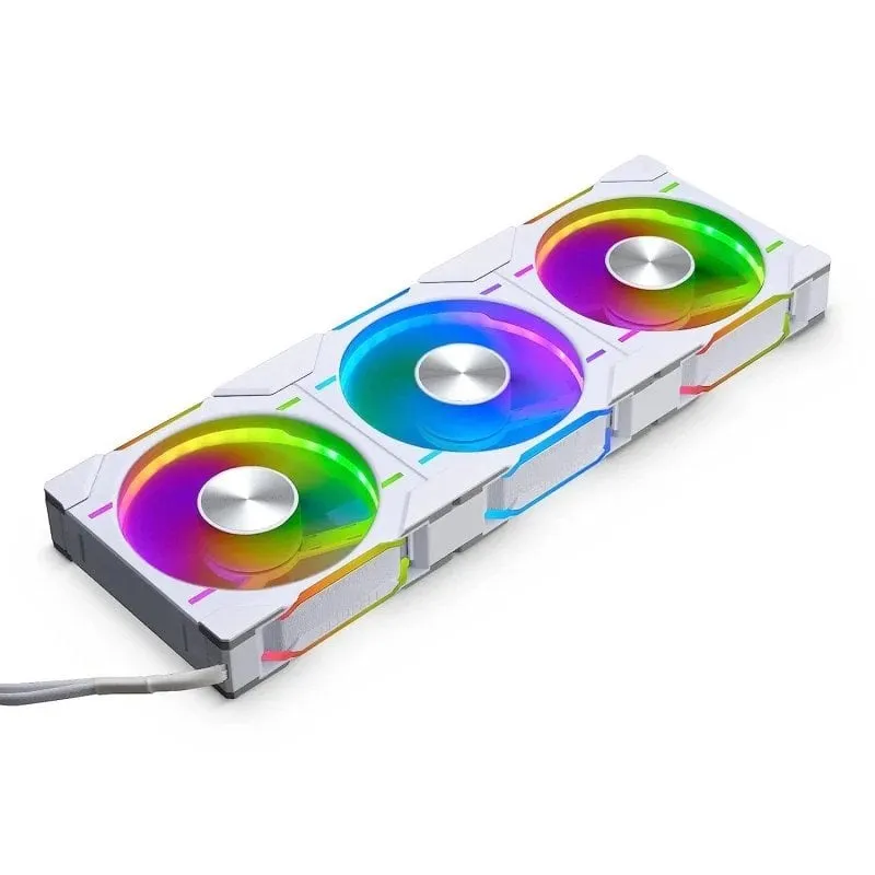 Phanteks D30 Regular Blade Kit 3 ventole DRGB aggiuntive da 120 mm bianche - immagine 1