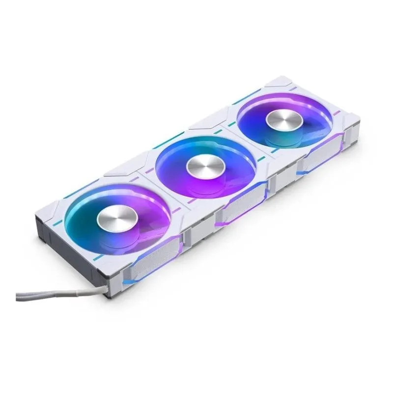 Phanteks D30 Kit lama invertita 3 ventole bianche DRGB aggiuntive da 120 mm - immagine 1