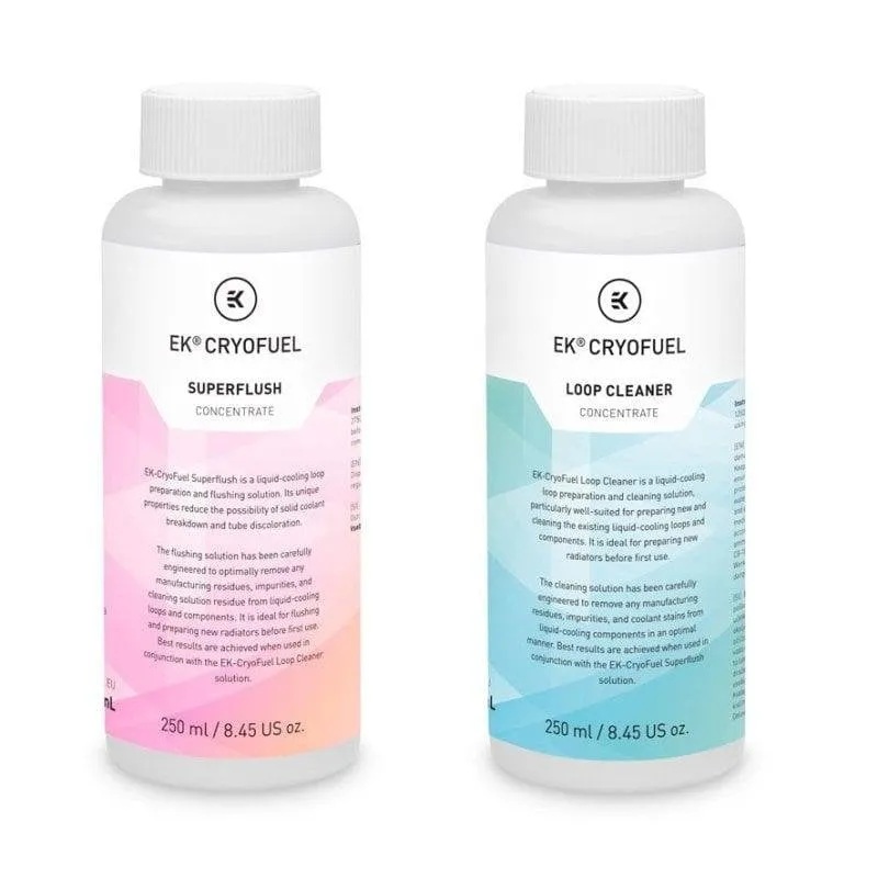 Refrigerazione Liquida EKWB Kit Pulizia Circuiti 0,25 L Concentrato - immagine 1