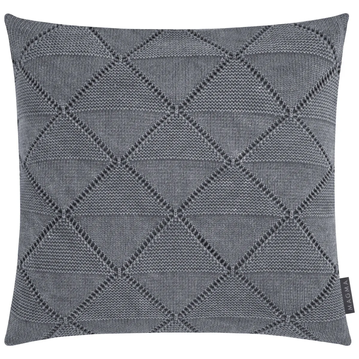 MAGMA Federa cuscino Senna; 50x50 cm (LxL); antracite; quadrata - immagine 1