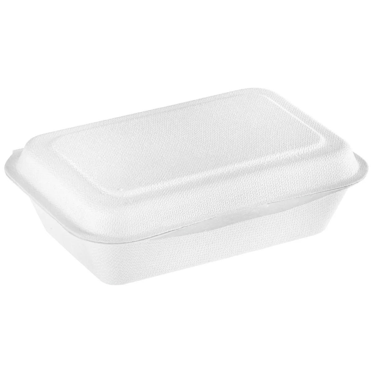 50x NATUREStar Lunchbox in canna da zucchero Nature V rettangolare; 450 ml, 17x12.5x4.9 cm (LxLxH); bianco; rettangolare; 50 pz. / Pacco - immagine 1