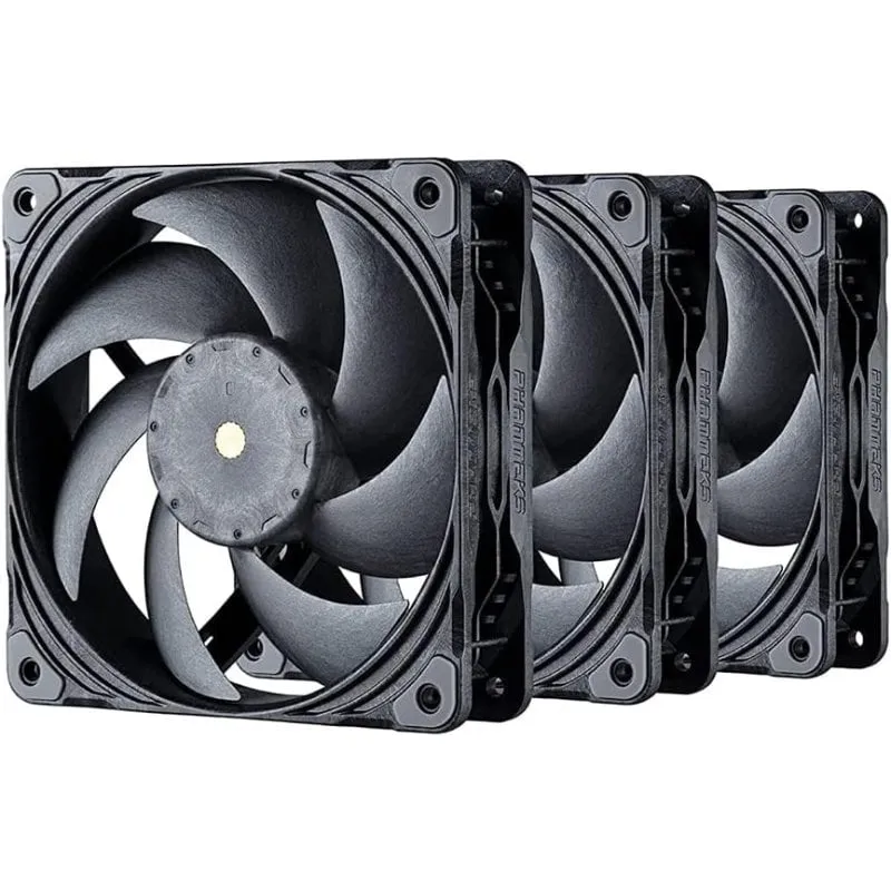 Phanteks T30-120 Kit 3 Ventole Aggiuntive 120mm Nero - immagine 1