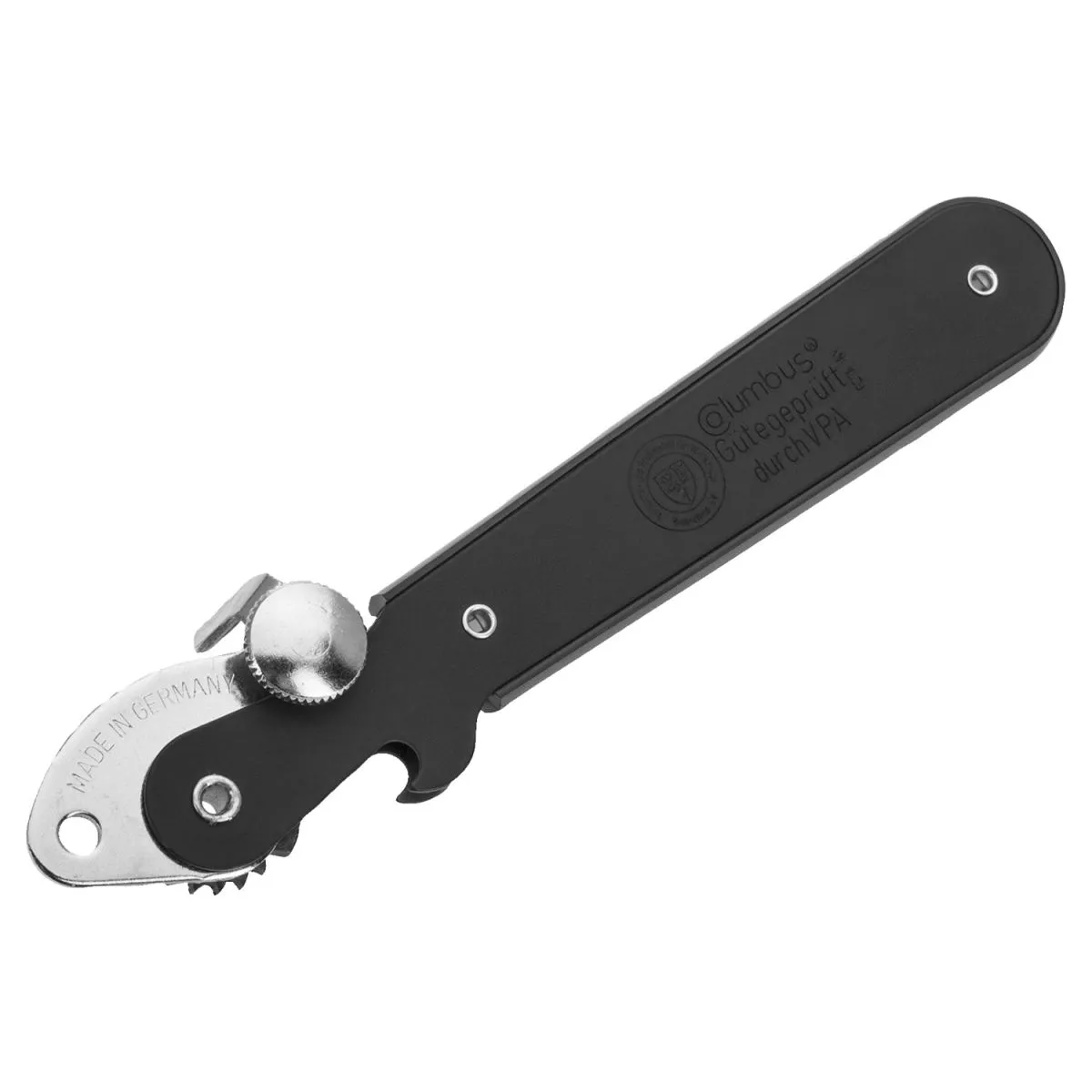 Westmark Apriscatole Columbus; 8 cm (L); nero/rosso/argento - immagine 1