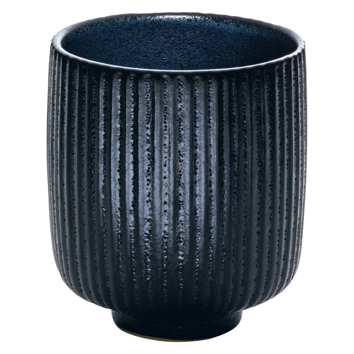 6x Playground Tazza Nara con rilievo; 100 ml, 7x6.6 cm (ØxH); nero; 6 pz. / Pacco - immagine 1