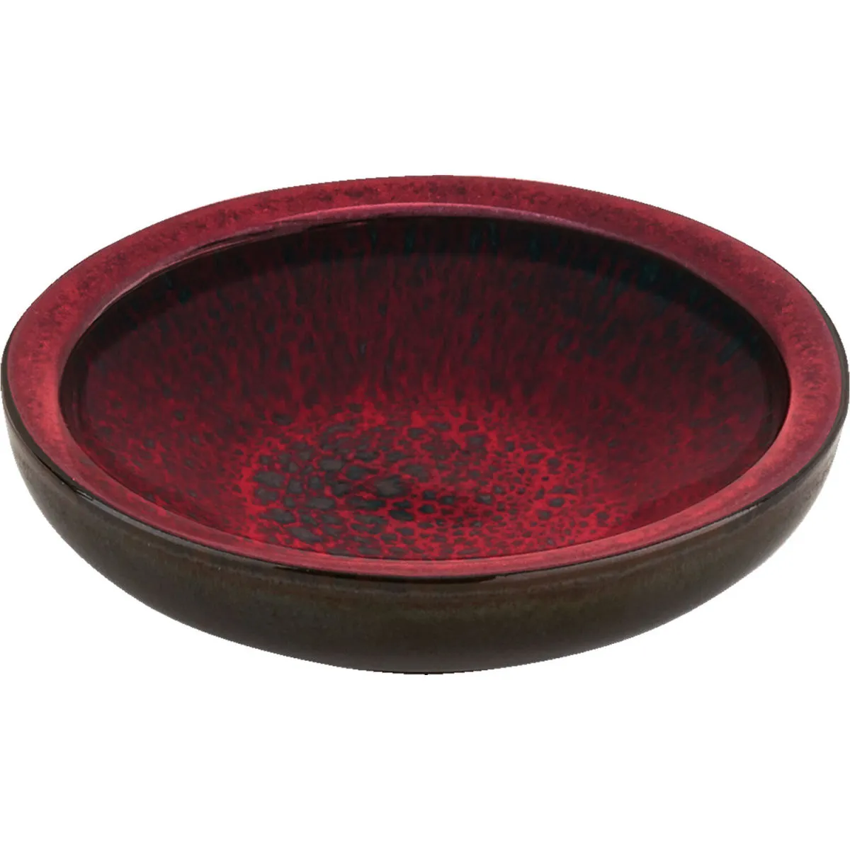 12x Playground Ciotola rotonda 9 cm/0,07 l; 70 ml, 9x2.6 cm (ØxH); rosso/nero; 12 pz. / Pacco - immagine 1