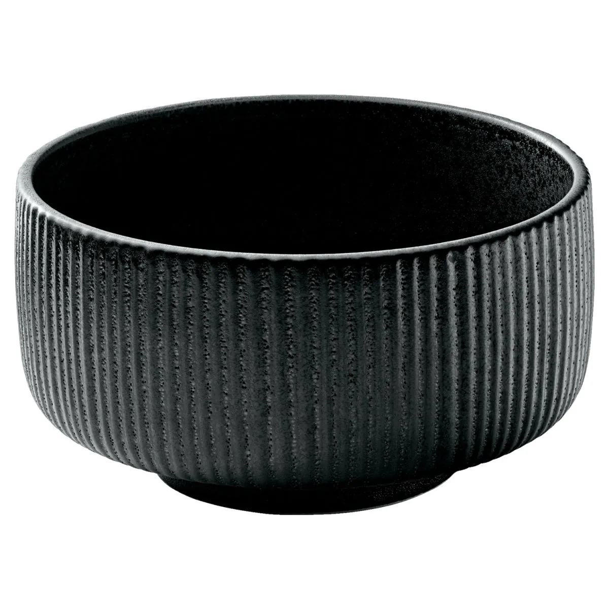 6x Playground Ciotola Nara con rilievo; 330 ml, 12x5.6 cm (ØxH); nero; 6 pz. / Pacco - immagine 1