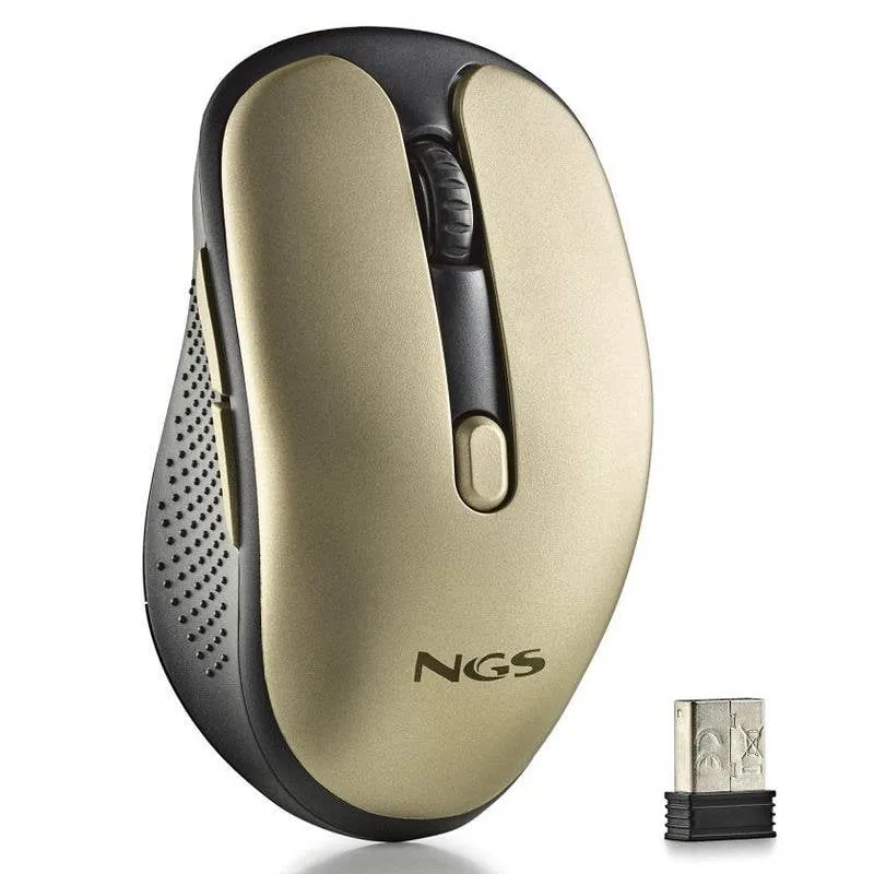 NGS EVO RUST Gold mouse Mano destra RF Wireless Ottico 1600 DPI - immagine 1
