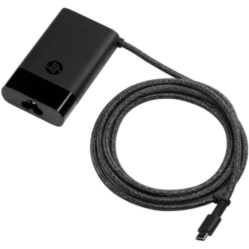 Caricatore USB-C HP 65W, compatto e leggero, per portatile, tablet e mobile - immagine 1
