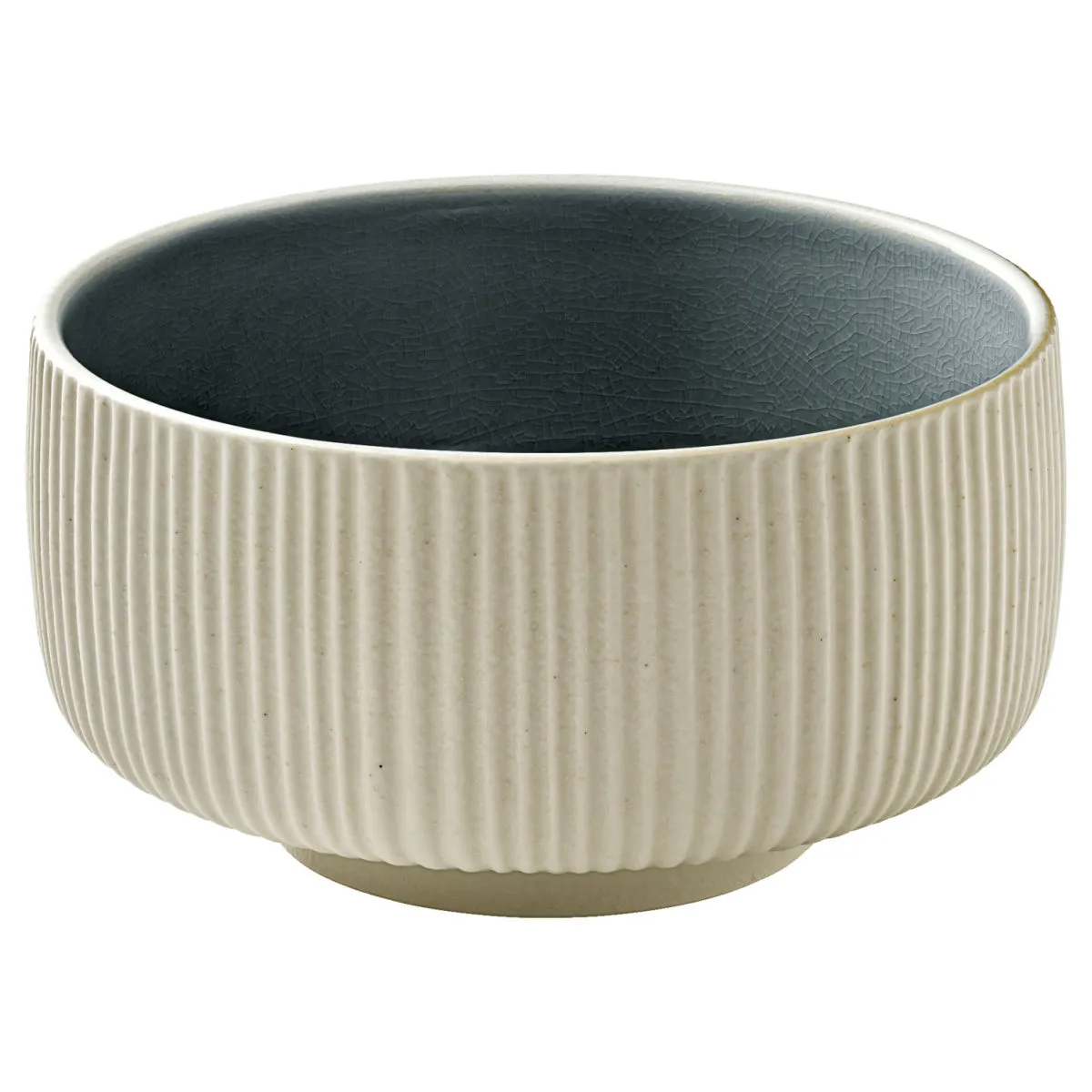 6x Playground Ciotola Nara con rilievo; 330 ml, 12x5.6 cm (ØxH); grigio; 6 pz. / Pacco - immagine 1