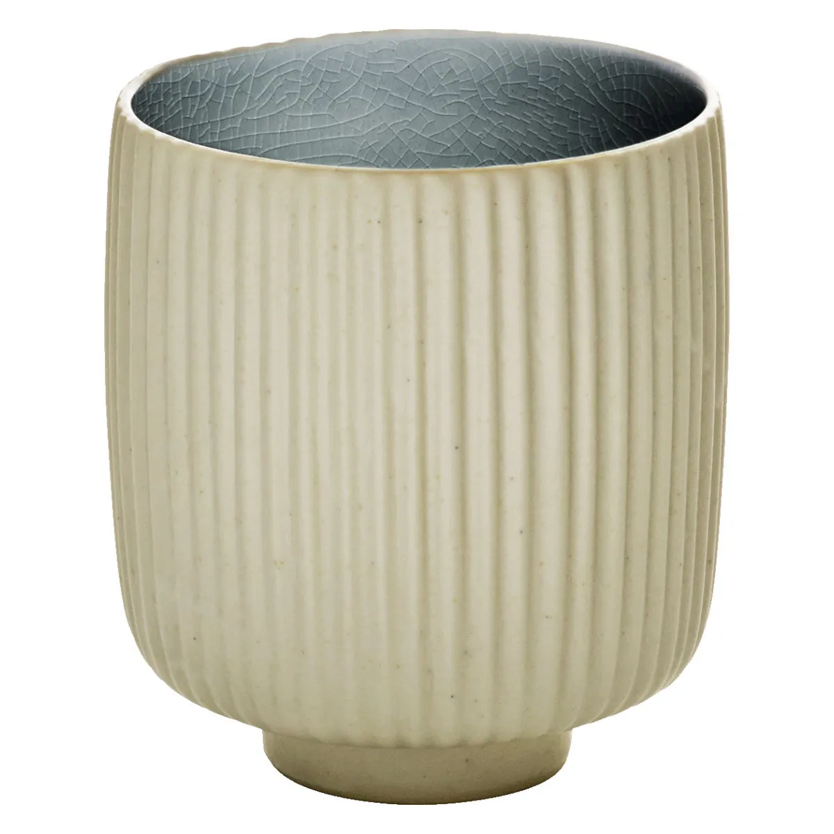 6x Playground Tazza Nara con rilievo; 100 ml, 7x6.6 cm (ØxH); grigio; 6 pz. / Pacco - immagine 1