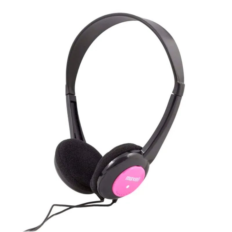 Jack per cuffie per bambini Maxell da 3,5 mm rosa - immagine 1