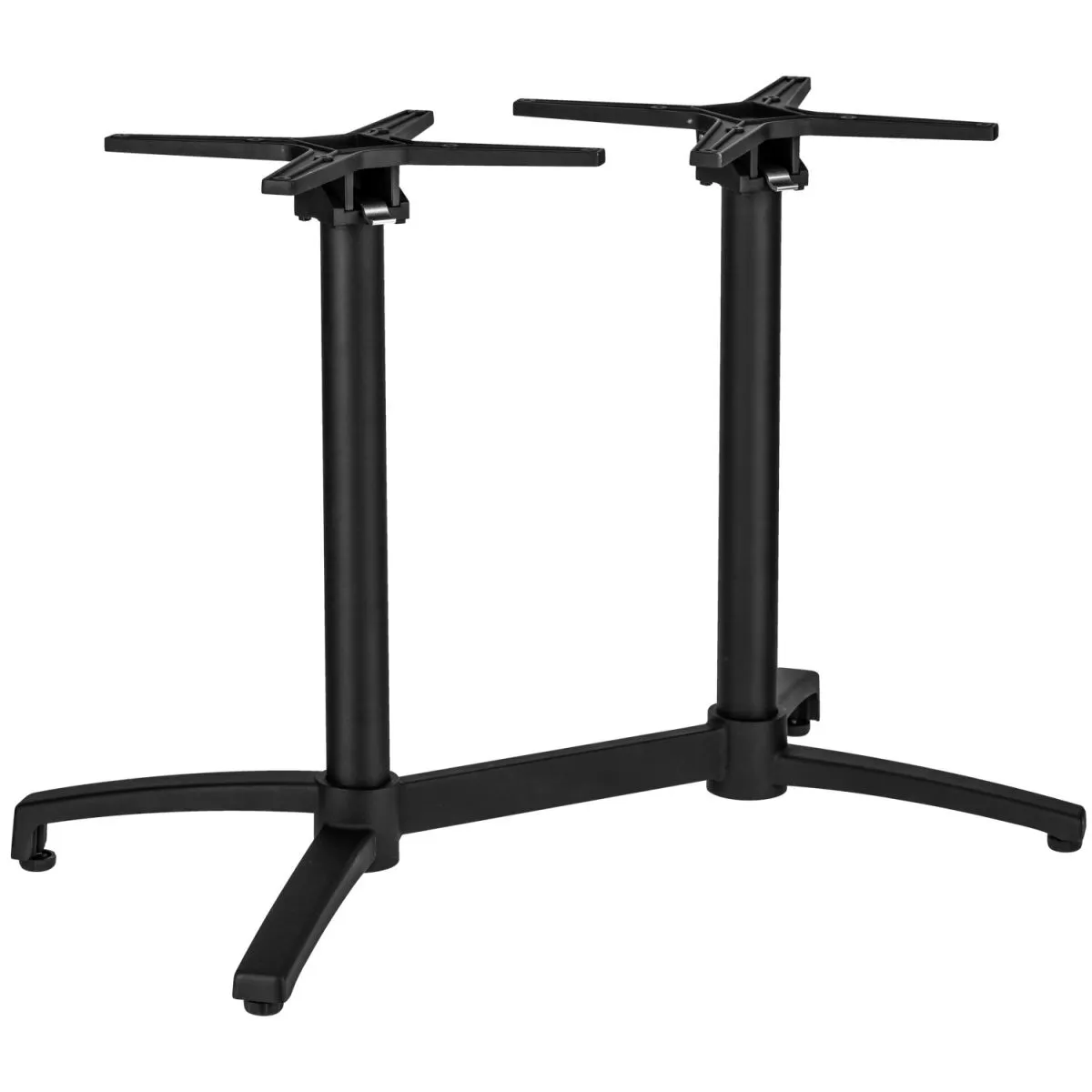 VEGA Base tavolo alta da esterno Taipa pieghevole; 50x95x72 cm (LxLxH); nero - immagine 1