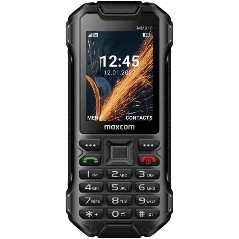 MaxCom MOBILE STRONG MM918 4G VOLTE 6,1 cm (2.4") 124 g Nero - immagine 1